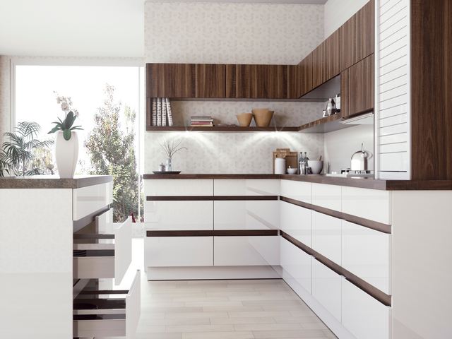 Cocina Modelo Vera Blanco Brillo